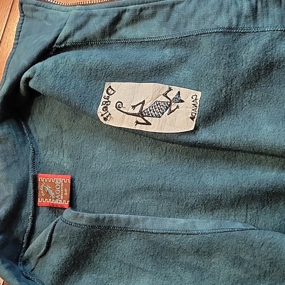 Dagoli Vtg Y2K Vest ~ Tribal Native Art Zip-Up Cotton Mens Sz S/P ***NWT - Picture 9 of 9